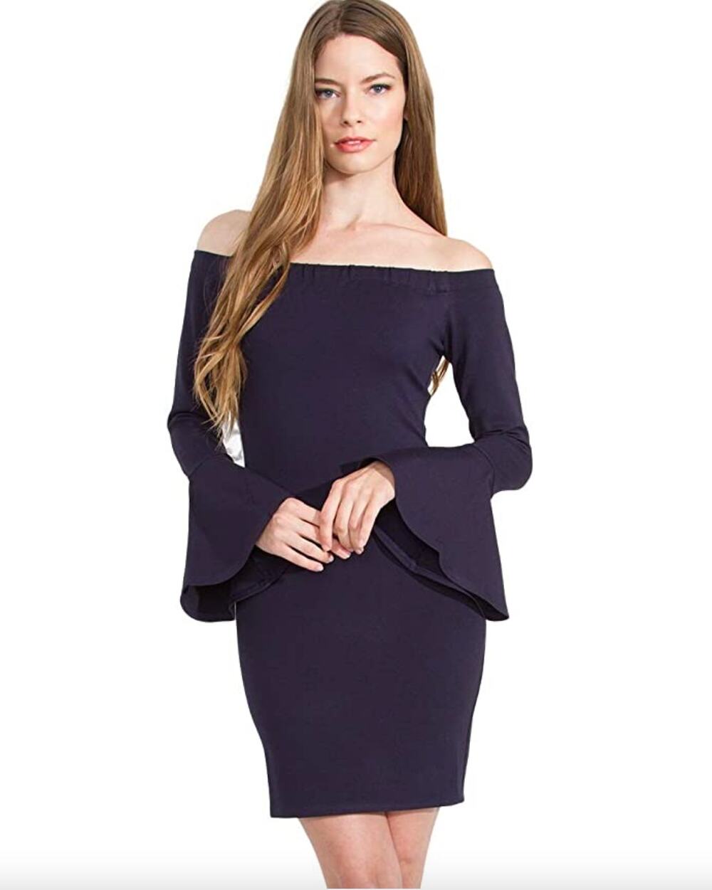 Sugar Lips Rumba Off The Shoulder Dress